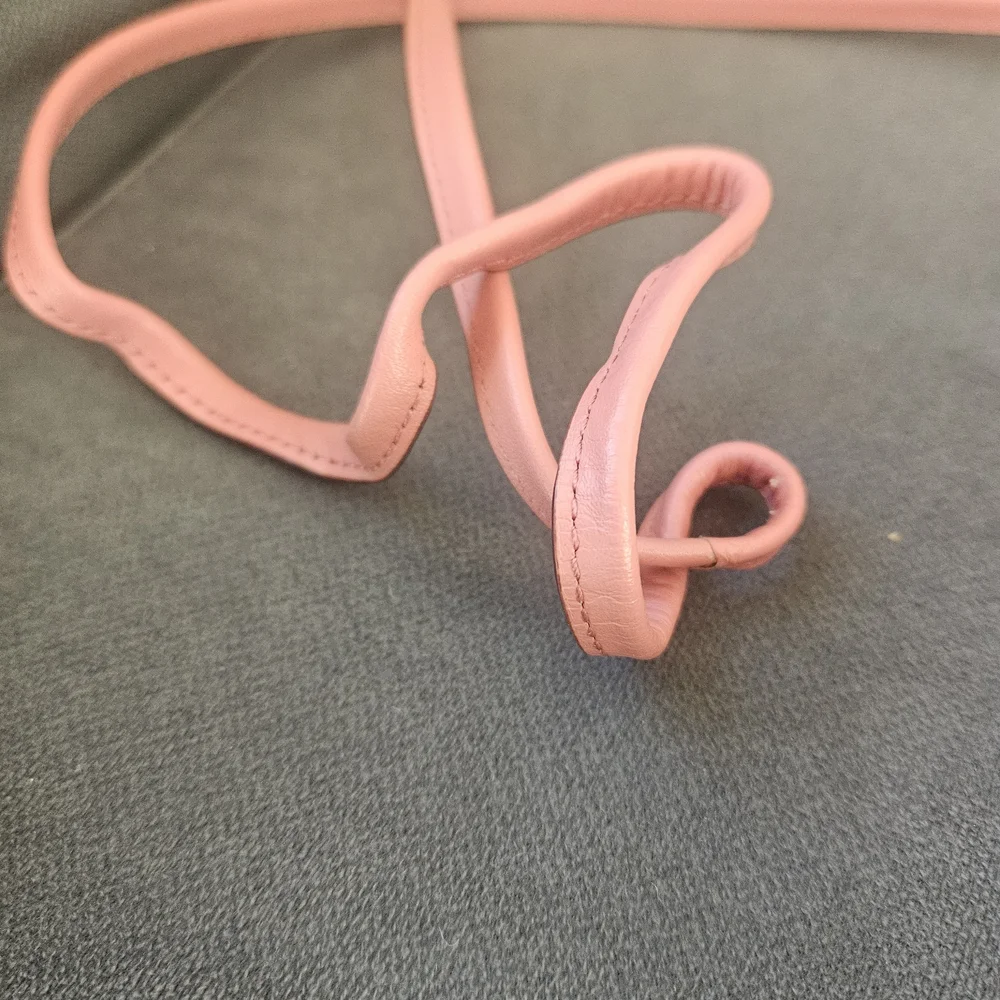Coach Tabby Clutch Brass Rouge Taffy Pink Leather C0869 - Picture 5 of 7